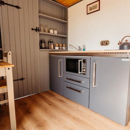 Cefn Crib Cabins 马汉莱斯 外观 照片