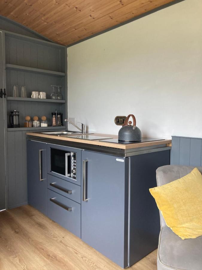 Cefn Crib Cabins 马汉莱斯 外观 照片