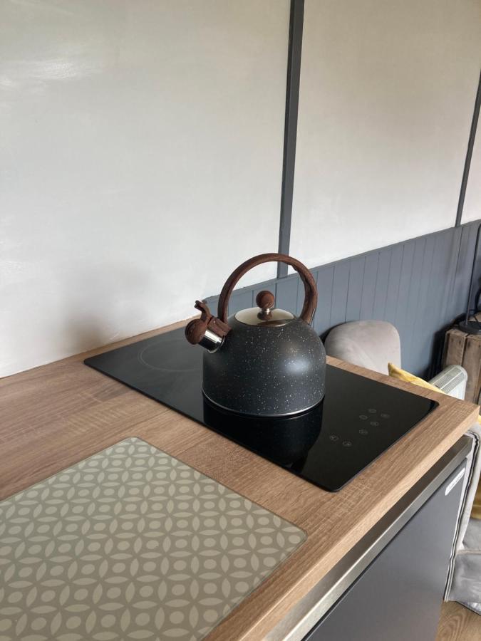 Cefn Crib Cabins 马汉莱斯 外观 照片