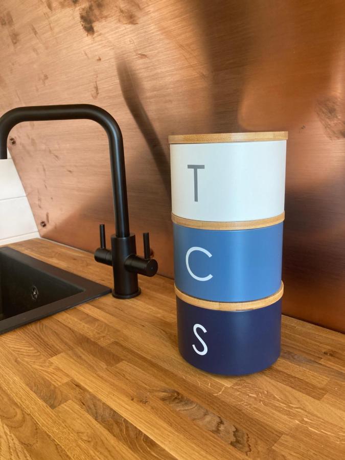 Cefn Crib Cabins 马汉莱斯 外观 照片