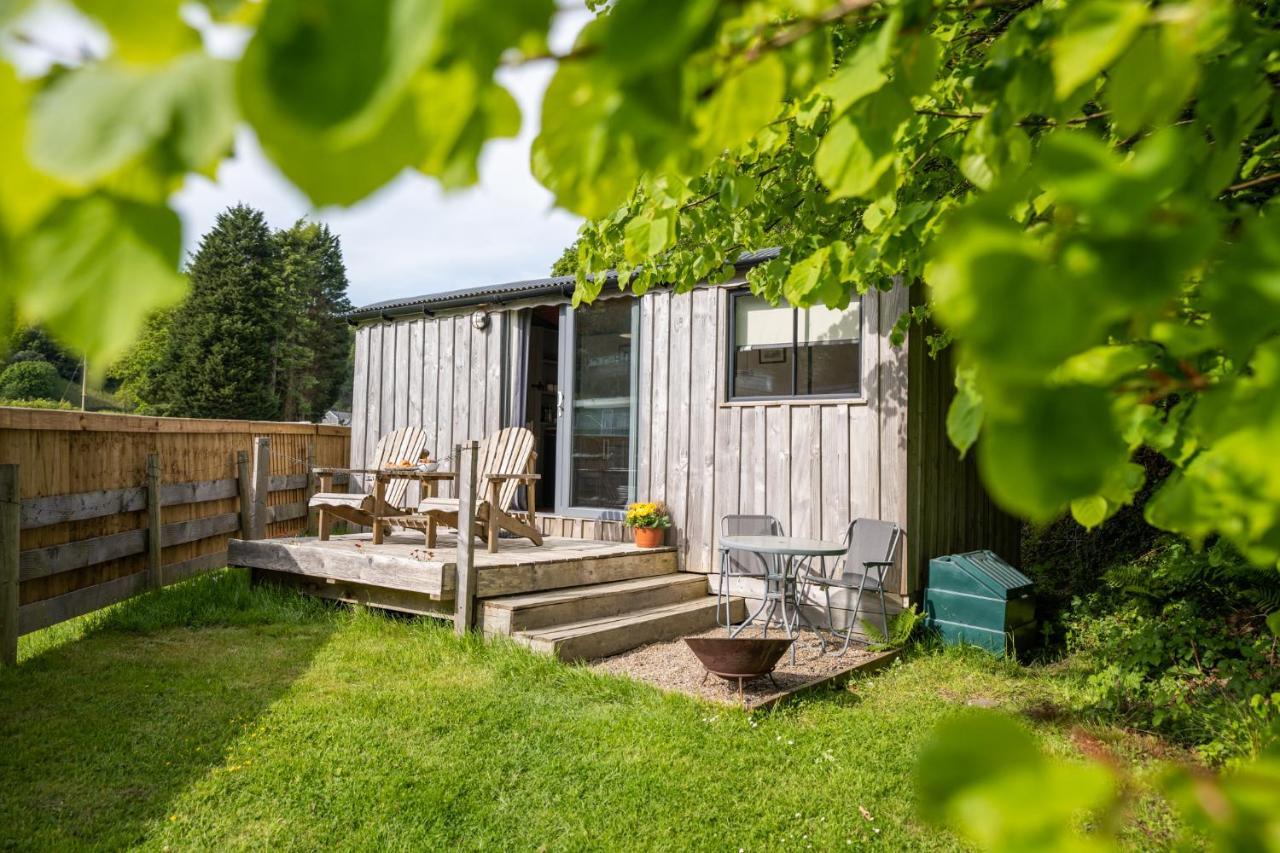 Cefn Crib Cabins 马汉莱斯 外观 照片