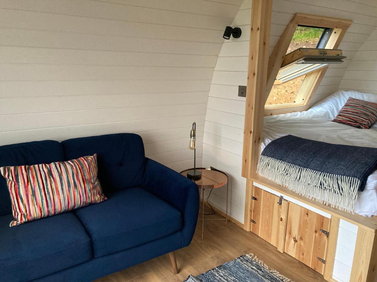 Cefn Crib Cabins 马汉莱斯 外观 照片