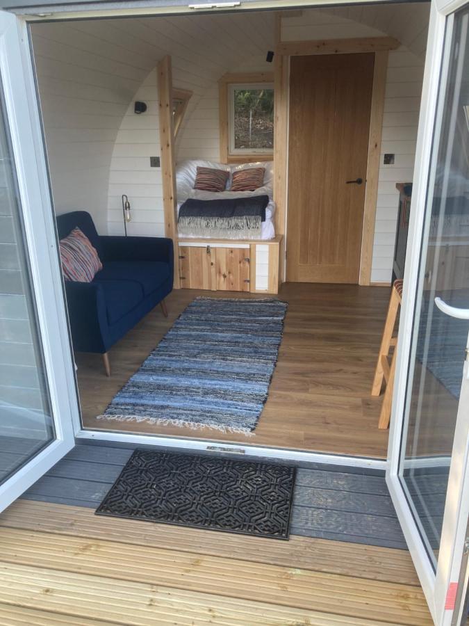 Cefn Crib Cabins 马汉莱斯 外观 照片