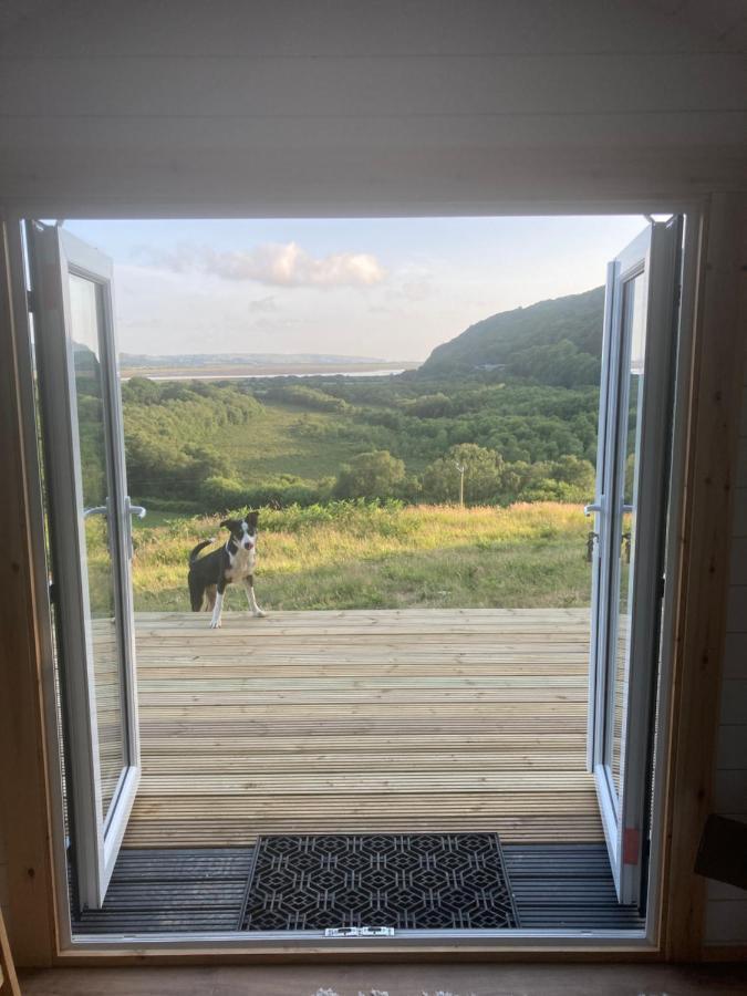 Cefn Crib Cabins 马汉莱斯 外观 照片