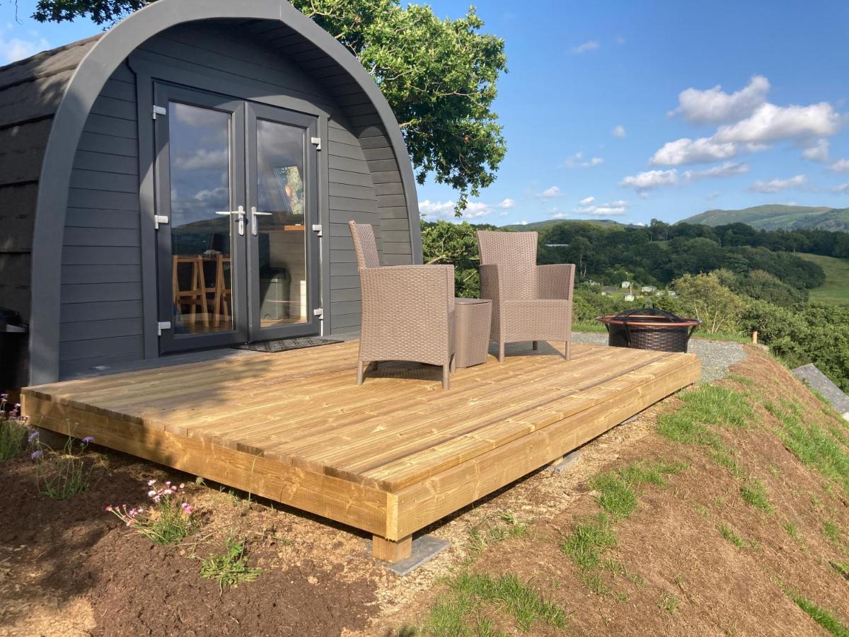 Cefn Crib Cabins 马汉莱斯 外观 照片