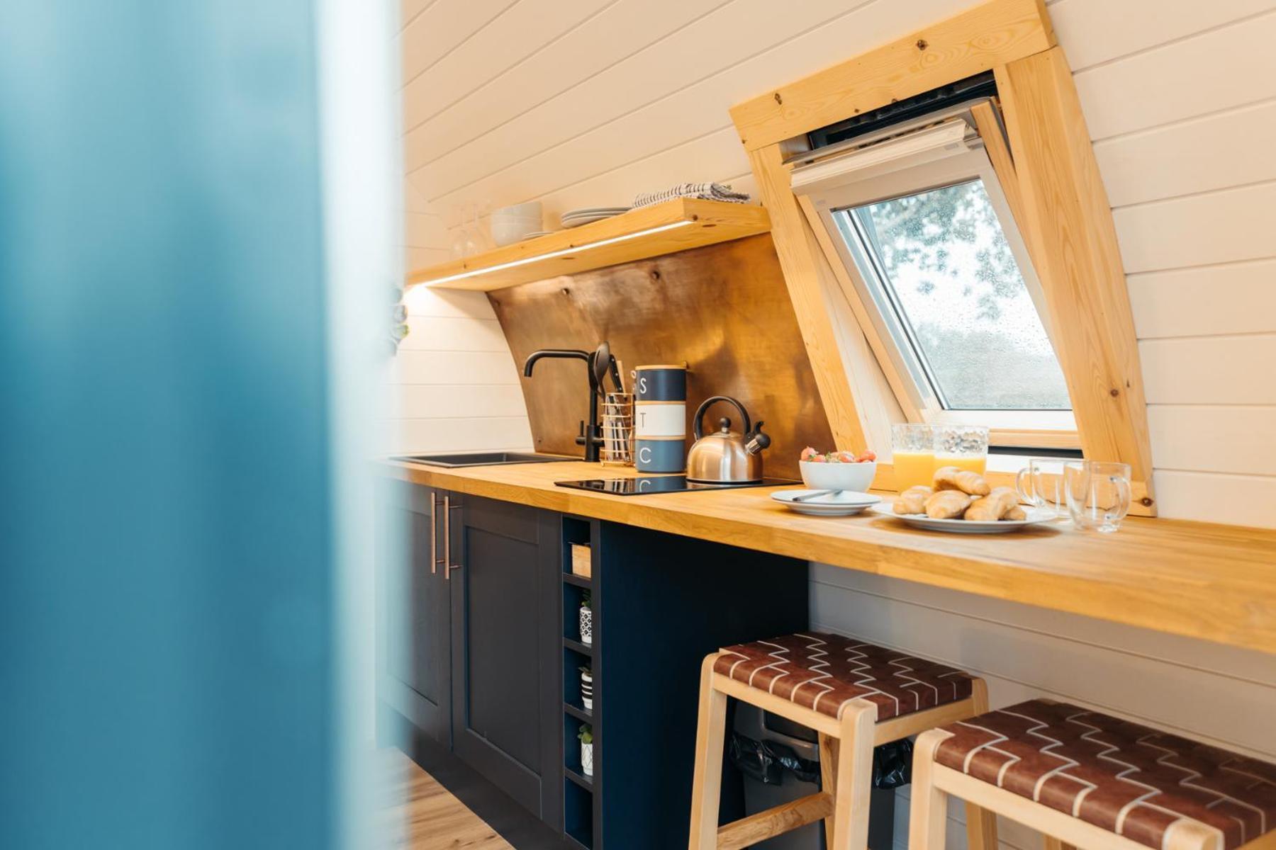 Cefn Crib Cabins 马汉莱斯 外观 照片