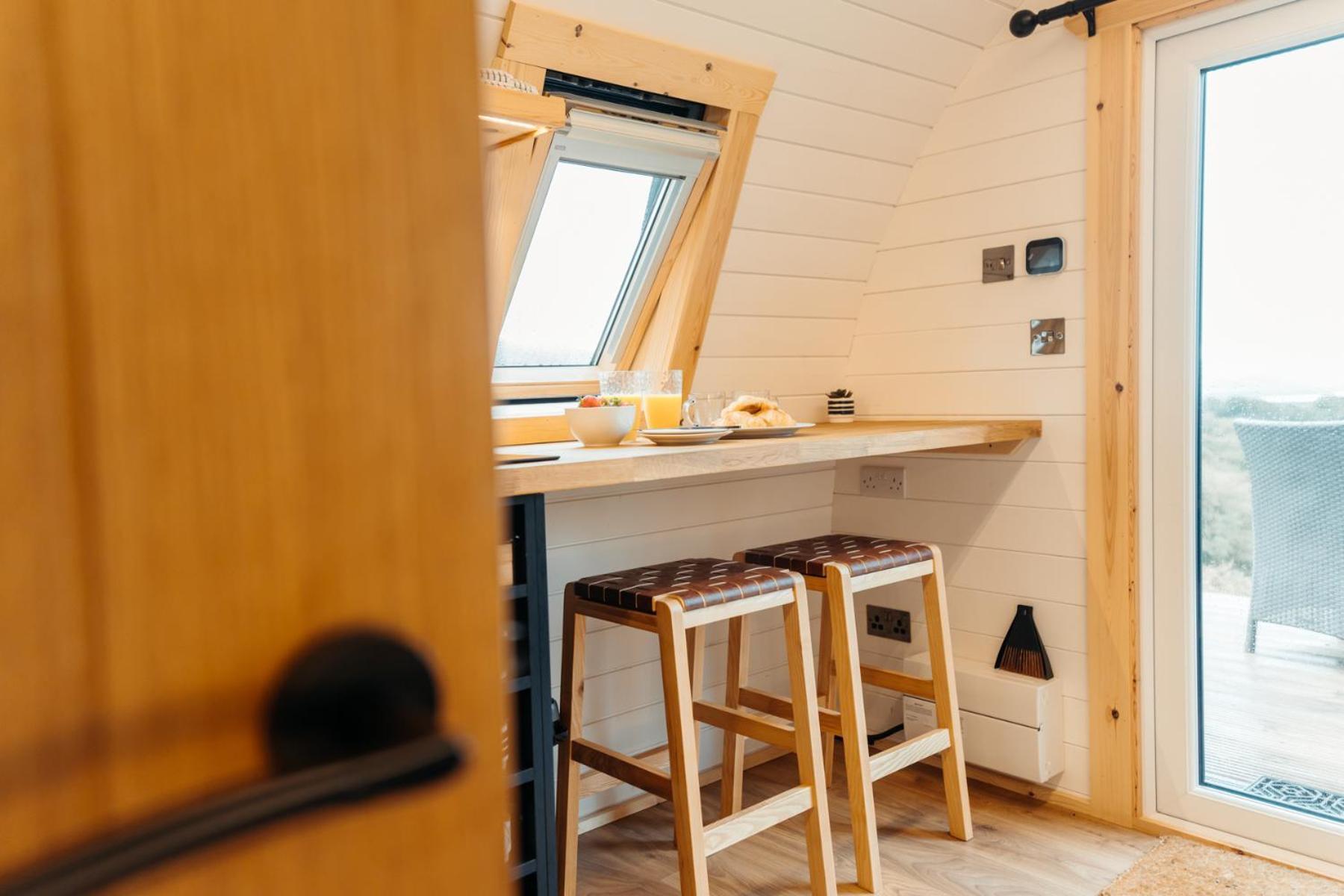 Cefn Crib Cabins 马汉莱斯 外观 照片